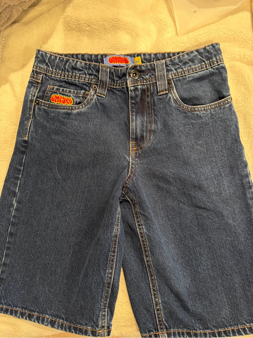 Empyre Dark Blue Denim Kids Shorts